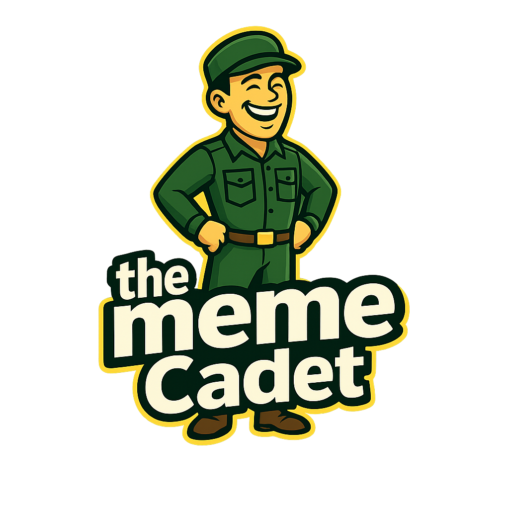 THEMEMECADET — the meme Cadet · official logo